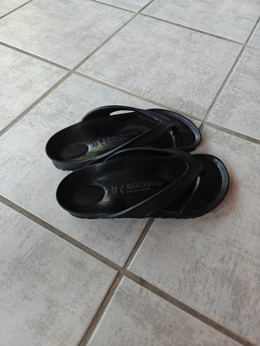 Birkenstock Women's Black Honolulu Essentials Eva Thong Slippers Size 36 / 6